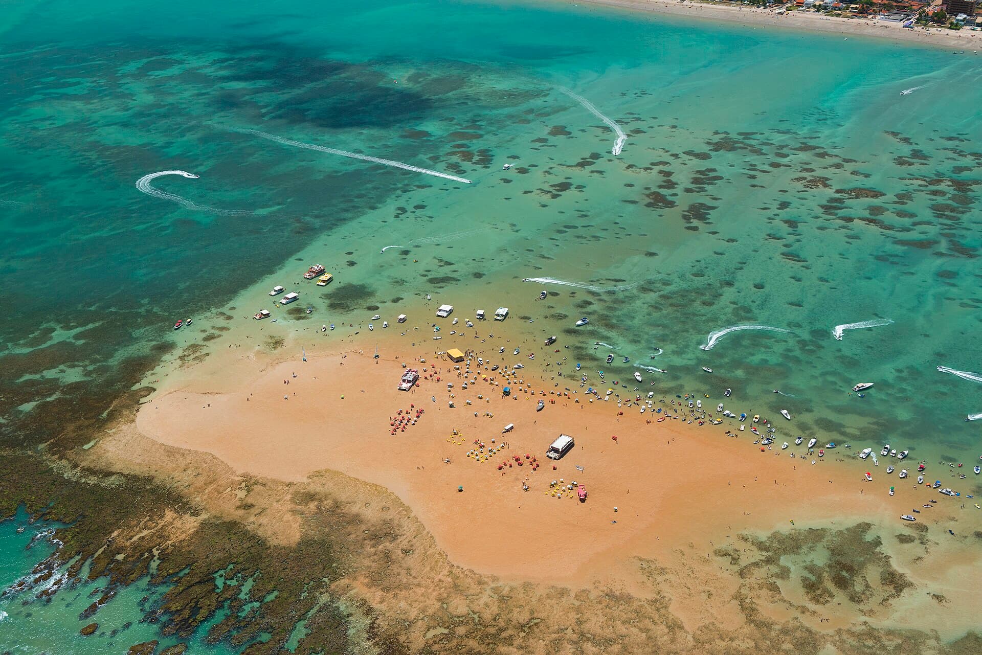 Areia Vermelha em Cabedelo, no litoral da Paraíba